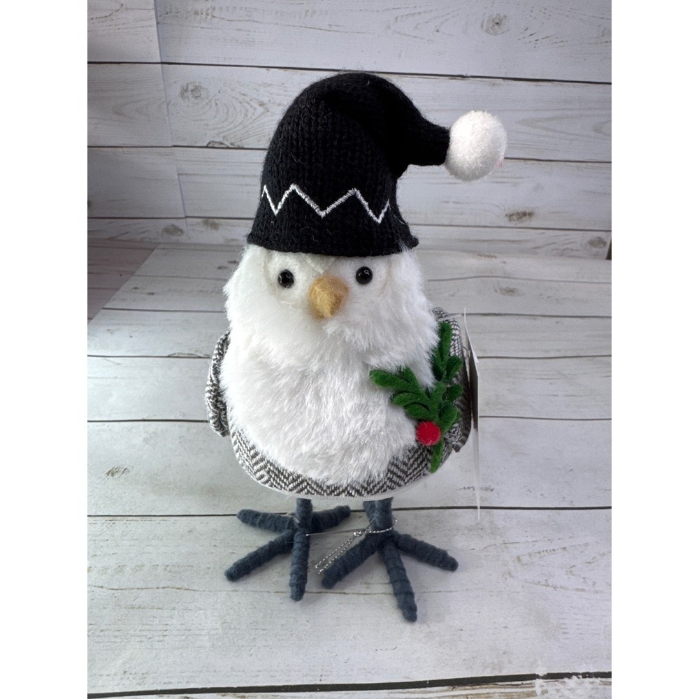 Target Wondershop Featherly Friends Iskall 2022 Christmas Bird Black Hat NWT‎